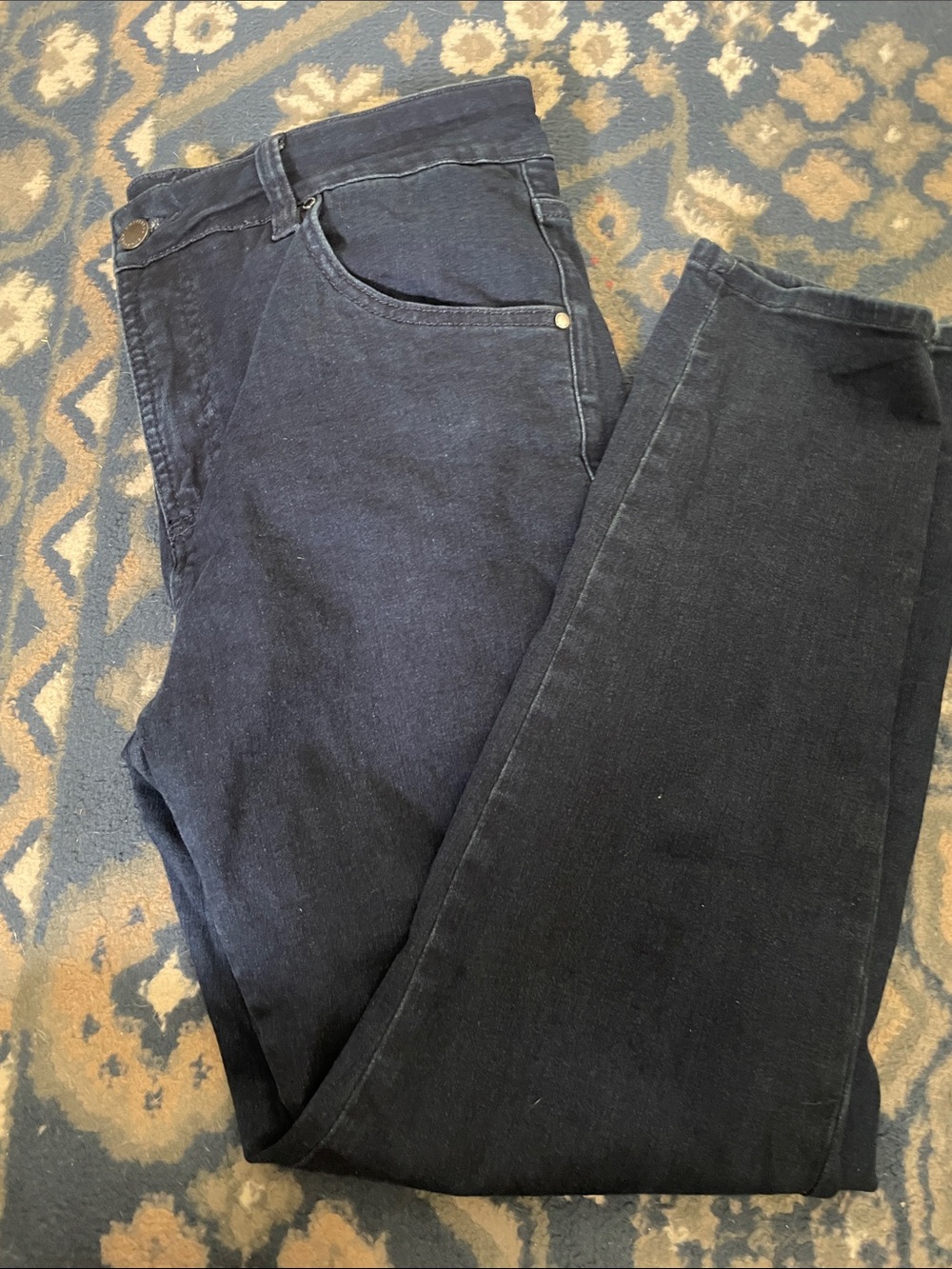 Universal Standard Navy Skinny Jeans